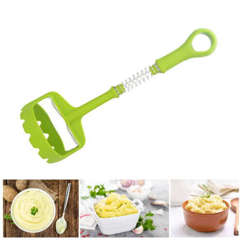Ergonomic Vegetable Mashing Device Efficient Potato Masher with 2