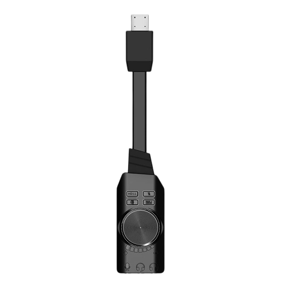 Usb External Sound Card Adapter Virtual 7.1 Channel Enhnaces 7627000094834