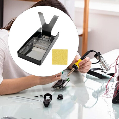 Y Type Soldering Iron Stand with Stable Base, Compact Welding Accessory Bracket for All Soldering Iron Models 1