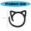 24Pcs Cats Shaped Knitting Markers Locking Stitching Markers for 3