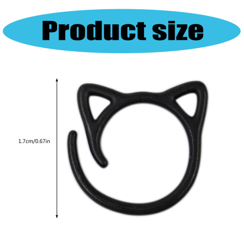 24Pcs Cats Shaped Knitting Markers Locking Stitching Markers for 2