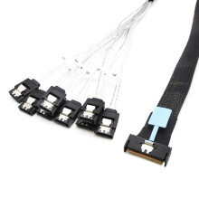 8i(74P) to 8xSATA Power Splitter Video Card Power Cable Adapter
