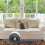 2Rolls 4.4Inx20ft Sofa Cushion Tape Cushion Grip Pad for Secure 5