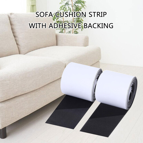 2Rolls 4.4Inx20ft Sofa Cushion Tape Cushion Grip Pad for Secure 1