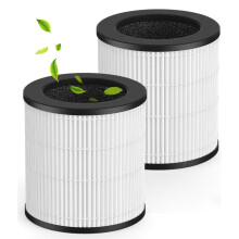 2 Pack B-D02L Replacement Filter for MOOKA and VEWIOR Air Purifier