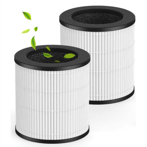 2 Pack B-D02L Replacement Filter for MOOKA and VEWIOR Air Purifier