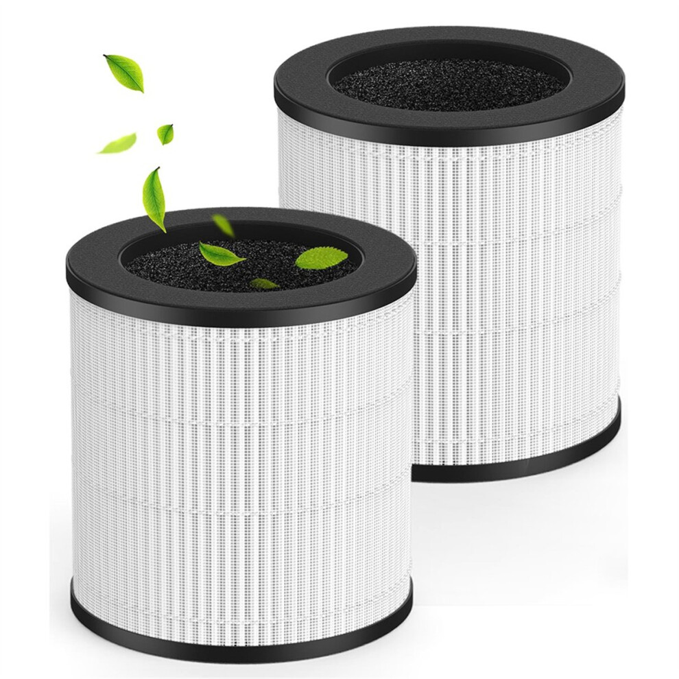 Merkkitön 2 Pack B-D02l Replacement Filter For Mooka And Vewior Air Purifier