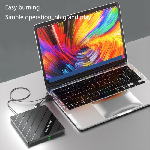 External Disc Drive Disc Writer Reader Plugs and Play for 1