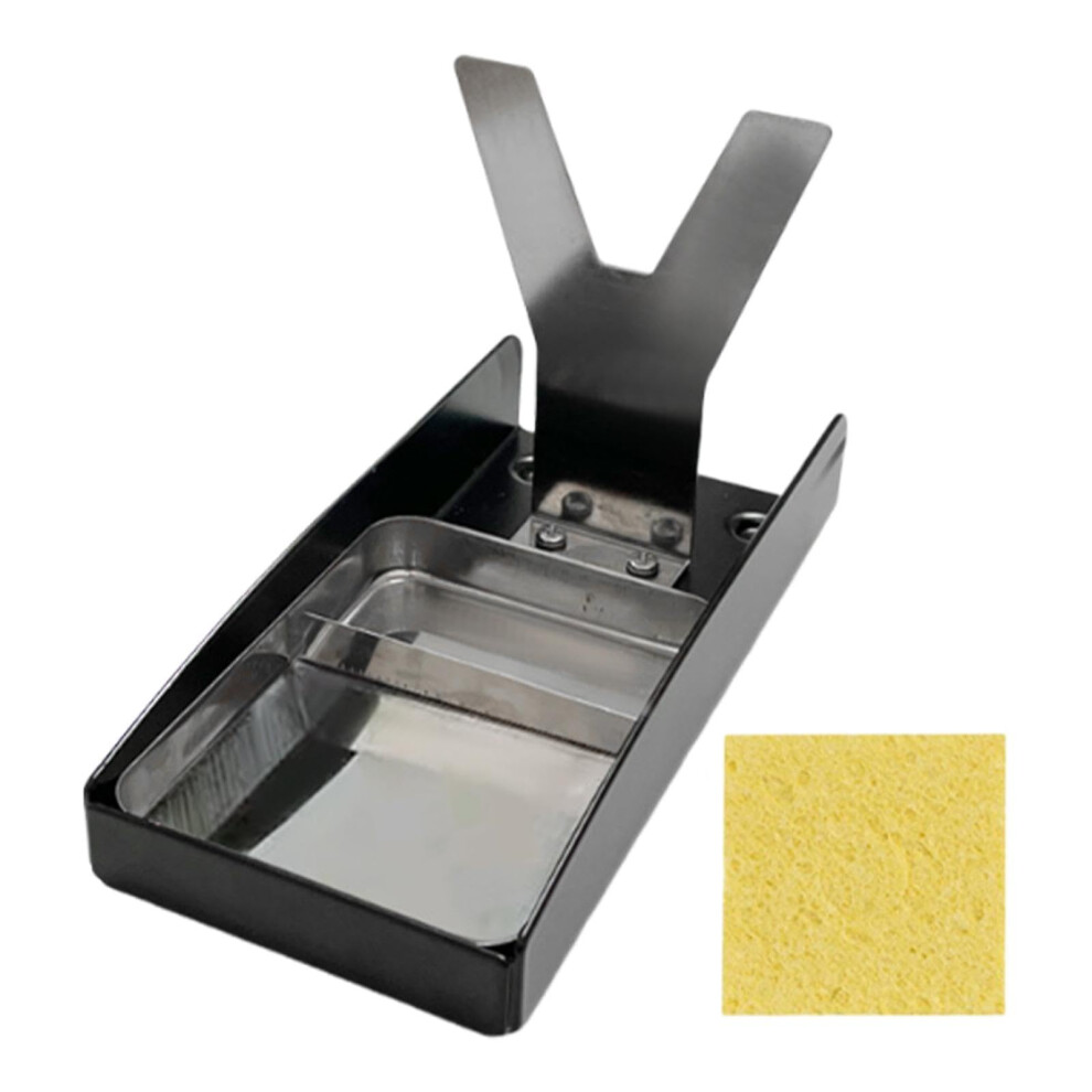 Y Type Soldering Iron Stand With Cleaning Sponge, Durable Metal Holder For Soldering Tools, Compatible With Most Irons 9016109802736