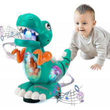 Baby Toys for 1 Year Old Boys Girls,crawling Dinosaur Toys with Musical Light, Interactive Toy 6 12 18 Months,gifts for 1 2 3 Year Old Boys Girls Baby