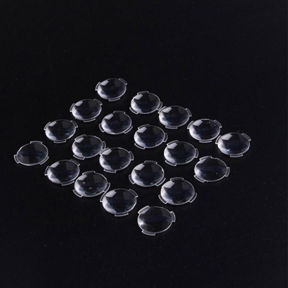 Optical Lens Set for 3D VR BiConvex PMMA Lens 34mm Diameter 45mm Focal Length Double Convex 20pcs Pack