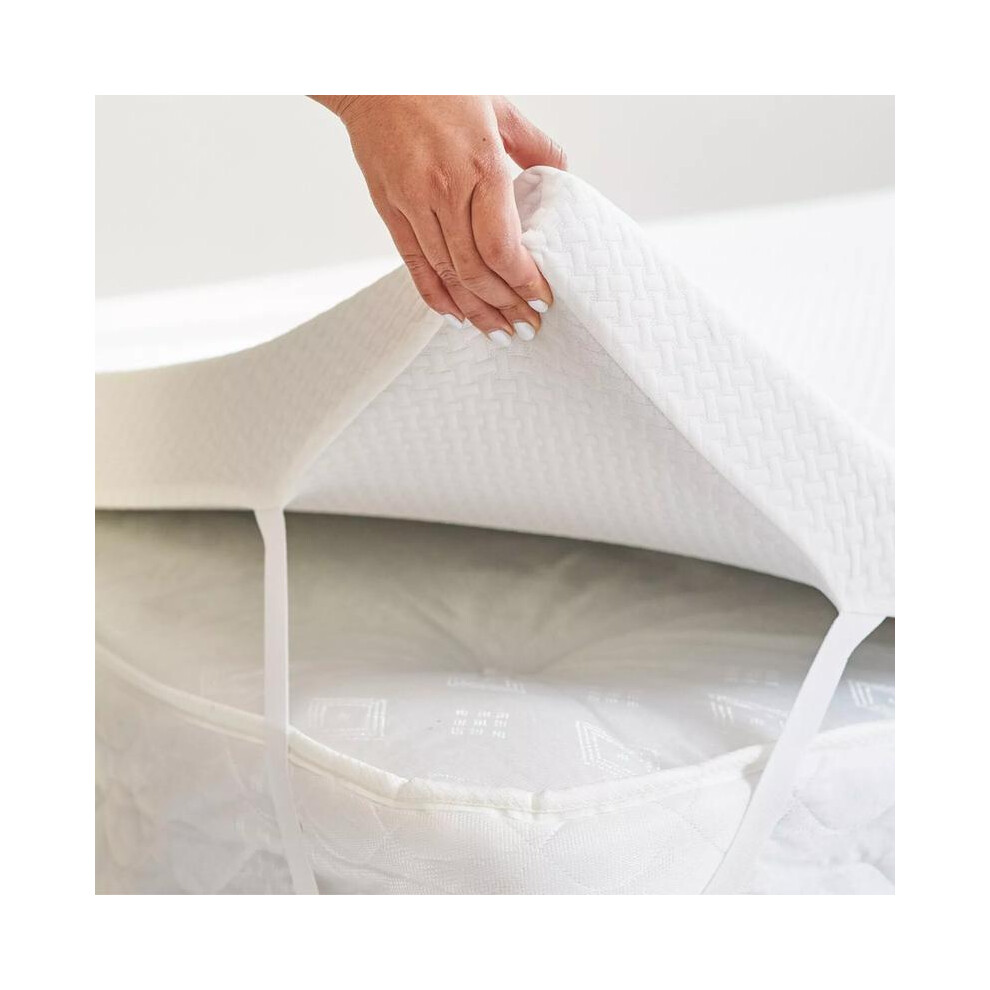 (With Cover, Double) Memory Foam Mattress Topper â 1"â4" Thick, Soft, Supportive, UK Made & Fire Safe-image-OPC-PKFDD58-NEW