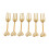 SwanBaseForkHolderSet 6F 13.8x13.3cm Gold Weiß 10