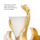 SwanBaseForkHolderSet 6F 13.8x13.3cm Gold Weiß 8