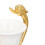 SwanBaseForkHolderSet 6F 13.8x13.3cm Gold Weiß 13