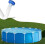 Portable Swimming Pool Surface Skimmer with Hose Adapter, Lightweight Durable Plastic, Adjustable Design, White 3