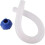 Portable Swimming Pool Surface Skimmer with Hose Adapter, Lightweight Durable Plastic, Adjustable Design, White 2