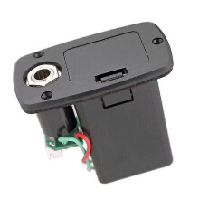 Abs 9v Guitar Pickup Battery Case Box for Electric Acoustic Guitar Bass Storage Cover Replacement