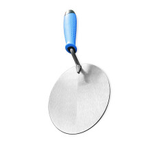 Ergonomic Handle Stainless Steel Mud Board for Wall Fill and Floor Leveling - Large Size for Professional Builders