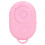 Pink Bluetooth Remote Control Selfie Clicker, 10m, USB-C Charge 2