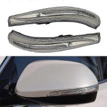 1pair Rearview Mirror Turn Signal for Hyundai Santa Fe 2013-2018