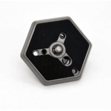 Hexagonal Quick Release Plates 3049 1/4 Screw for Manfrotto #030-14 Rc0 3063 Tripod Support Adapter Aluminium Alloy Easy Install Durable