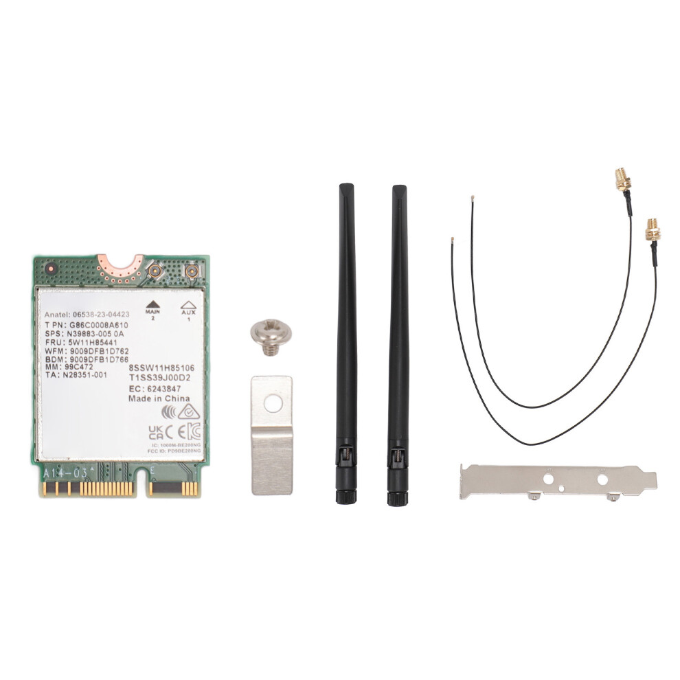 Wifi 7 Card 2.4G 574Mbps 5G 2400Mbps 6G 5800Mbps 8320539131528
