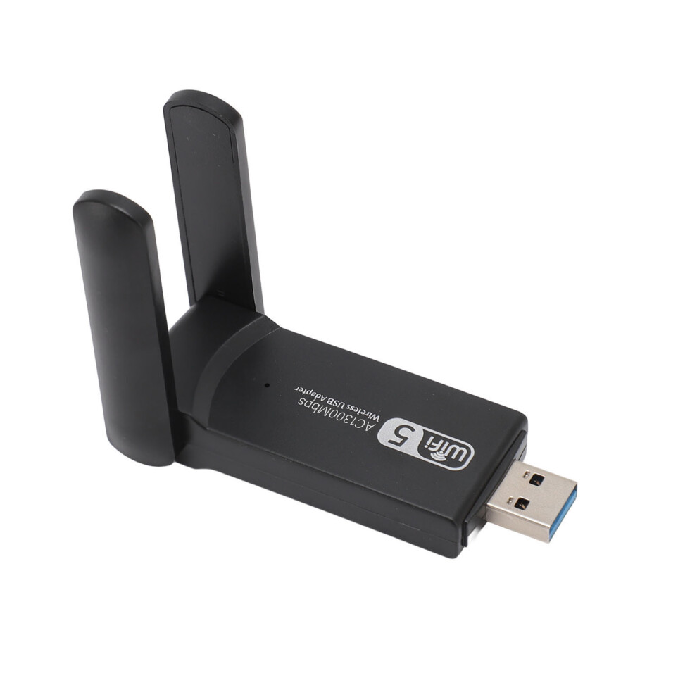 Dual Band Usb3.0 Wifi Adapter 1300Mbps 2.4Ghz/5Ghz Black 4621349051926