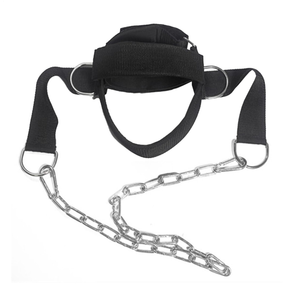 Adjustable Head Harness Neck Training Exerciser for Neck Workout, Resistance Training, Weight Lifting, Injury Recovery