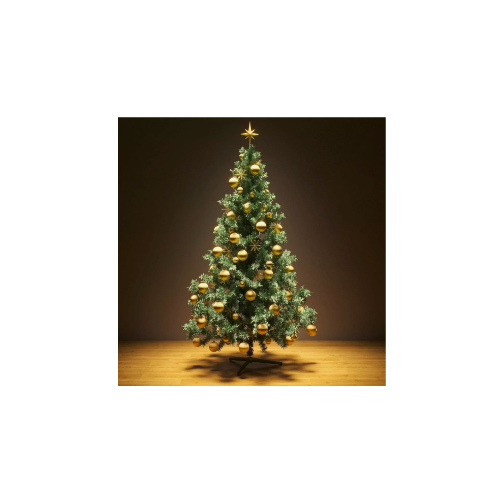 Zaprix Christmas Tree With Stand Bushy Artificial Xmas Tree 6Ft/180Cm