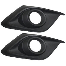 Car Front Bumper Fog Lamp Frame, Front Fog Lamp Cover, Fog Lamp Grille for 3 Axela 2014 2015 2016