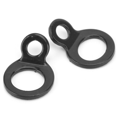Pair Trailer Tie Down Rings D Shaped Stainless 1