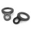 Pair Trailer Tie Down Rings D Shaped Stainless 6