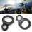 Pair Trailer Tie Down Rings D Shaped Stainless 11
