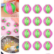 Pet Hair Remover for Laundry 12 Pack Reusable Washing Machine Floating Balls for Pet Fur on Clothes Bedding Washer Dryer