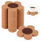 12Pcs Flower Style Cork Coasters Set Thick Cork Drink Coasters 2