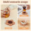 12Pcs Flower Style Cork Coasters Set Thick Cork Drink Coasters 4