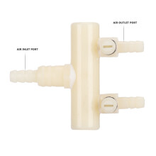 2 Stück Kunststoff Aquarium-Luftpumpe Verteiler Ventil 2/4/6 Wege, verstellbar