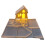 Handcraft Silicone Mould for Assembling Charm Candlelight House 2