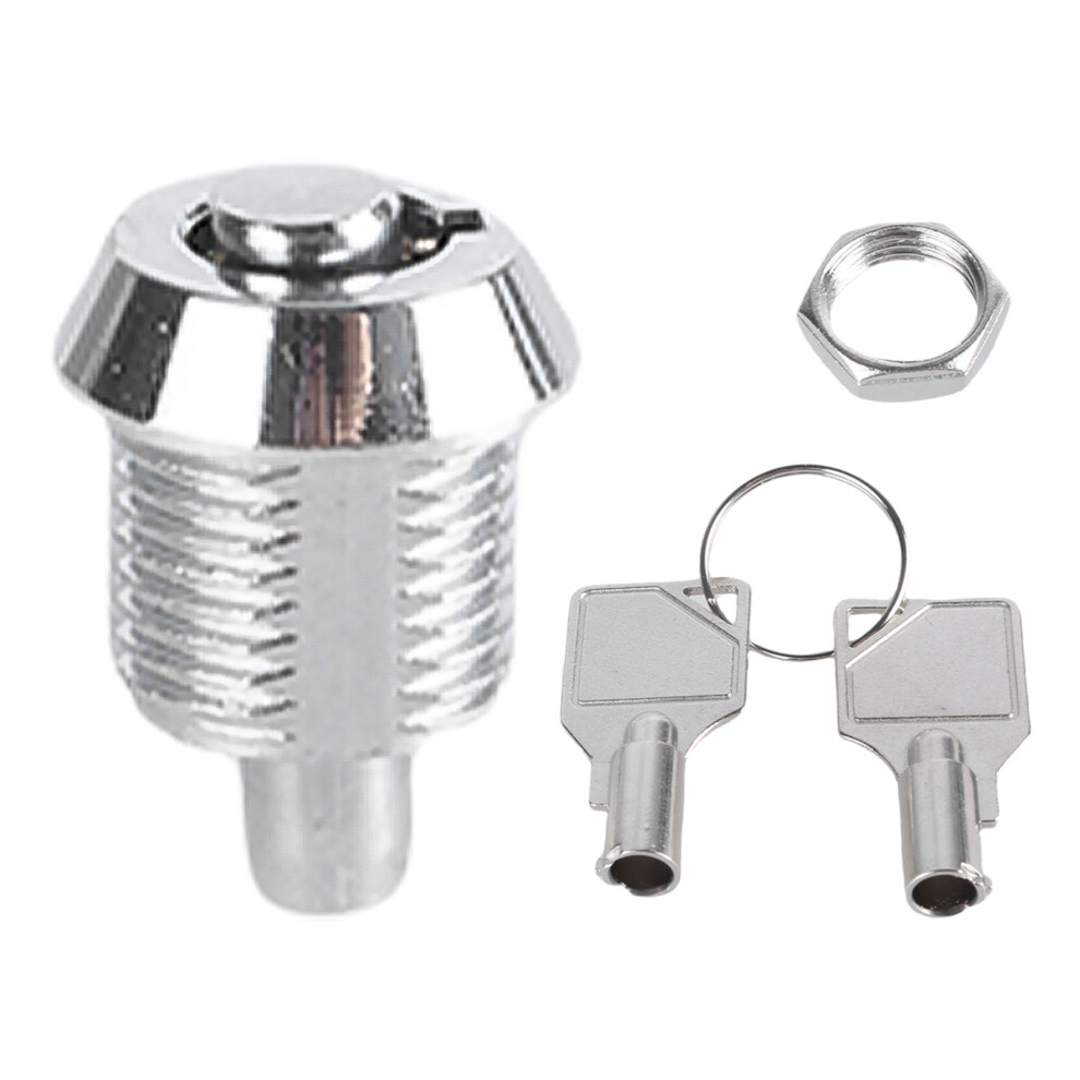 Push Cabinet Lock With Tubular Keys Furniture Hardware Lock 7627000096739