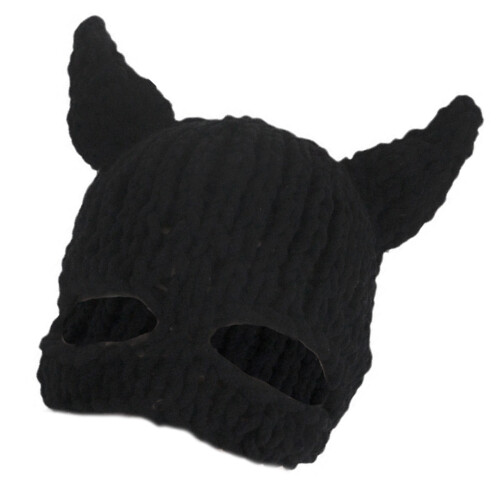 Halloween Devil Horn Hat Balaclava Caps Face Mask Hat