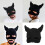 Halloween Devil Horn Hat Balaclava Caps Face Mask Hat 2