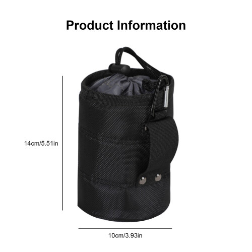 Tool Belt Cylinder Nail Storage Bag, Large Capacity Waist Pack 2