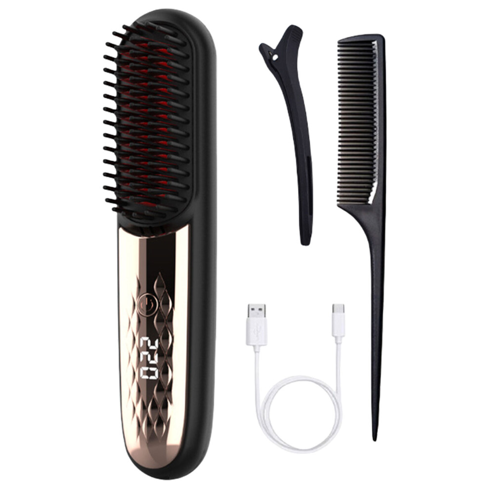 Hair Straightener Brush Hair Straightener Comb Straightening