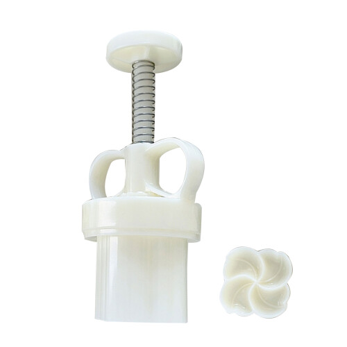3D Flower Shape Moon Cake Molds Cookie Stamp Hand Press Cookie