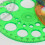 5 Pcs Circle Stencils for Drawing Painting Circle Template 360 6