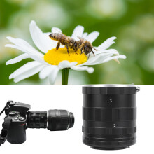 Aluminiumlegierung Schwarz Makro-Objektivadapterring für Nikon AI Mount Kameras