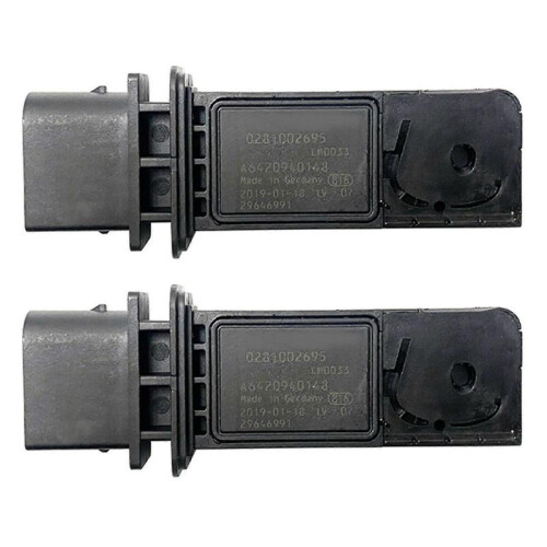 2x Car Flow Meter Sensor Maf Mass Sensor 0281002695 A6420940148 for -