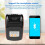 58mm Mini Thermal Receipt Printer Bluetooth 4.0 Compatible with Android iOS USB ESC/POS Direct Thermal Printer Orange 4