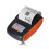 58mm Mini Thermal Receipt Printer Bluetooth 4.0 Compatible with Android iOS USB ESC/POS Direct Thermal Printer Orange 1
